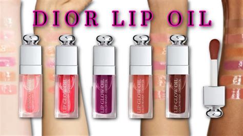 clear dior lip oul|Dior lip oil all shades.